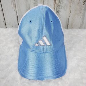 Adidas Fitted Colorblock Cap Blue White Size Small